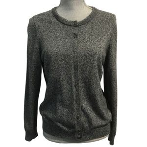 Calvin Klein Large Gray Cardigan Sweater